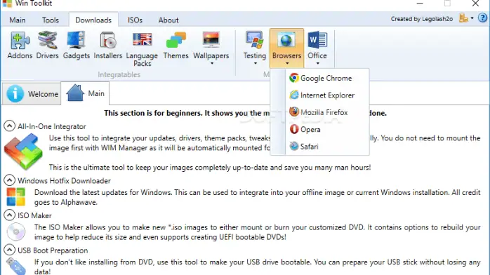 تحميل Win Toolkit